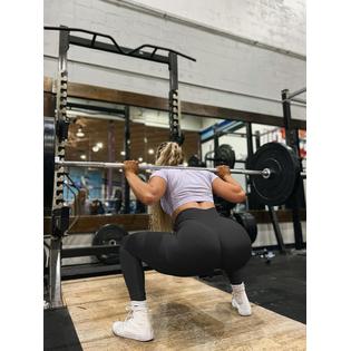 A AGROSTE Women's Seamless Workout Leggings - High Waisted Scrunch Butt Yoga Pants With Pockets