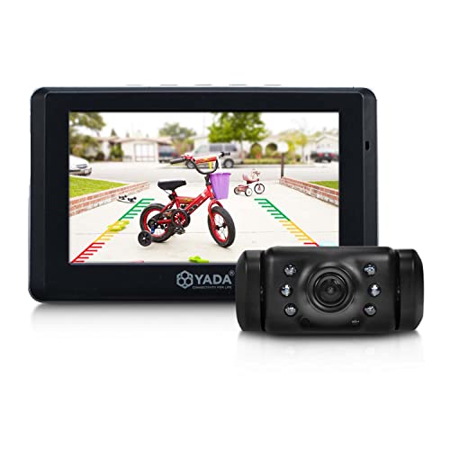 YADA | Portable Wireless Backup Camera with 4.3” LCD Monitor. 110° Wide Rearview Angle, Auto Night Vision, Universal Compatibili