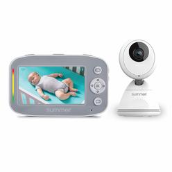 Summer Infant Summer Baby Pixel Cadet Video Baby Monitor with 4.3-Inch Color Display, Remote Steering Camera - Baby Video Monitor with Clearer