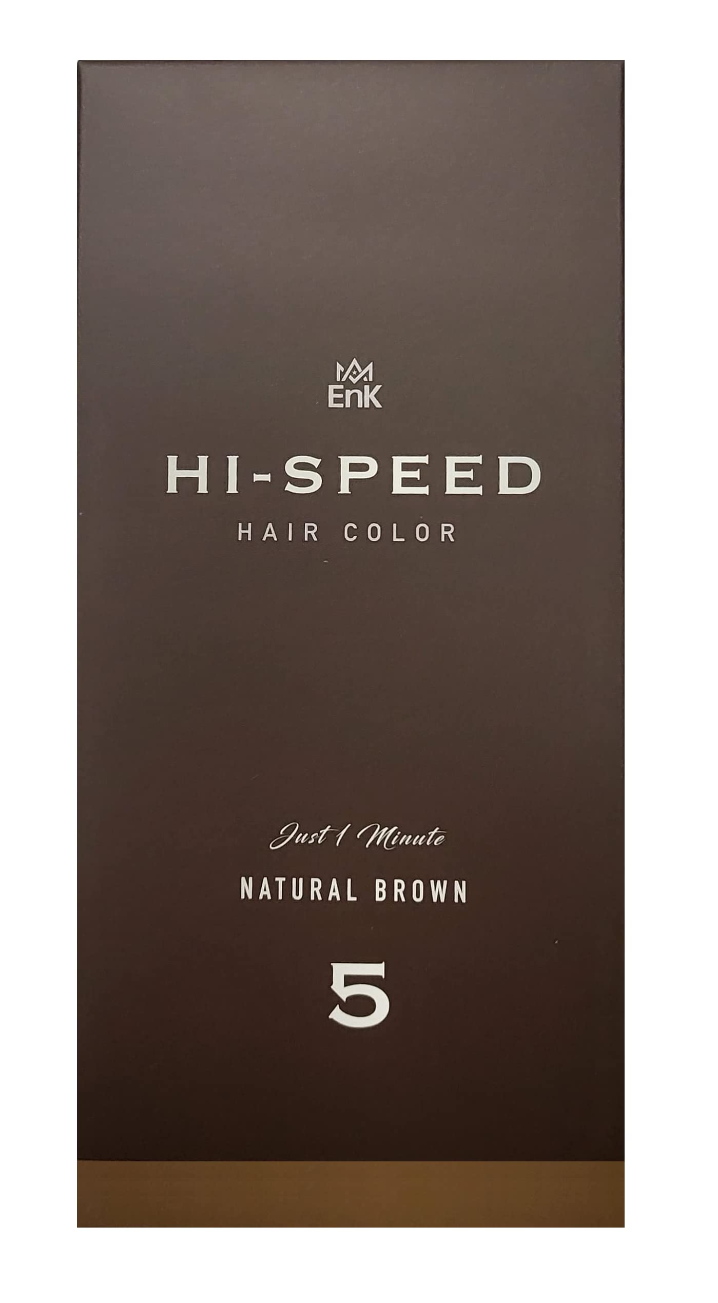 1 Minute_Hi Speed Hair Color 1 Minute_Hi Speed Squid Ink Hair Color #5 Natural Brown