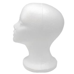 API A1 Pacific Inc. A1 Pacific Female Styrofoam Mannequin Head, 11 L
