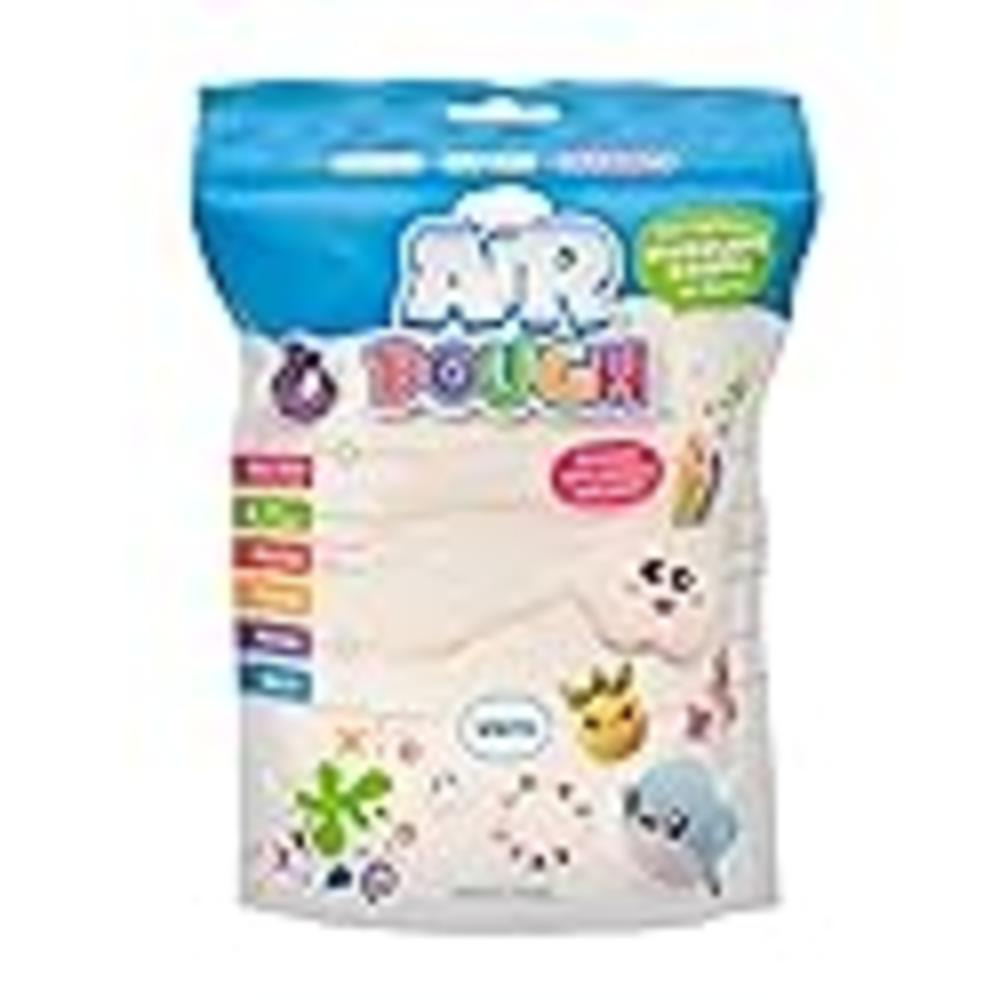 Scentco Air Dough - White, Air Dry, Ultra Light, Non-Toxic Modeling Clay in a Resealable Bag Including Tutorial Videos (Educational, Cre