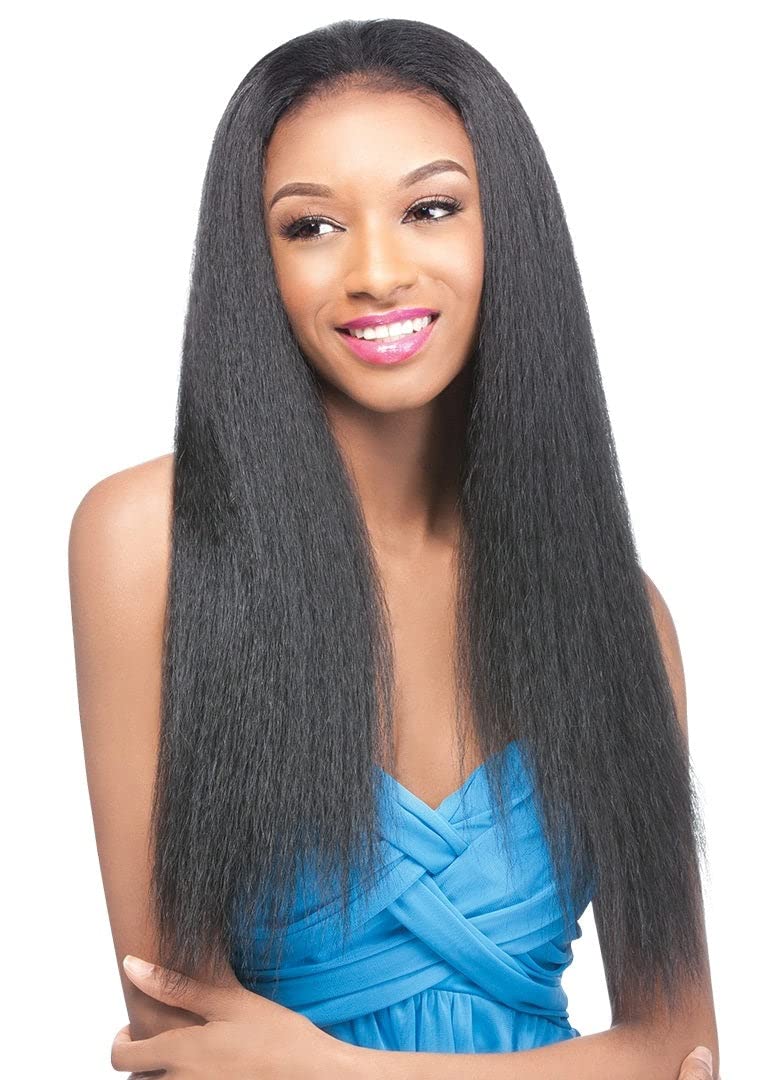 Outre Synthetic Hair Half Wig Quick Weave Annie, 1B