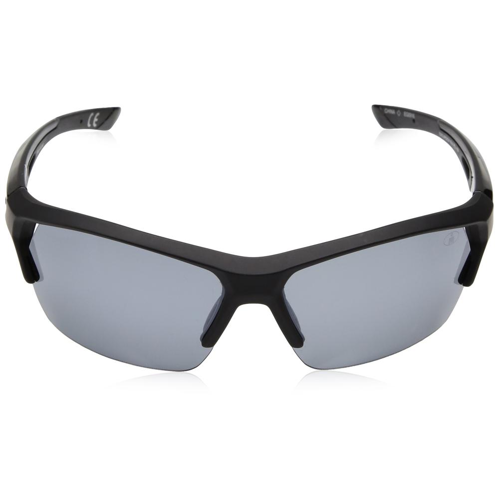 IRONMAN Men's Excursion Sunglasses Wrap, Black, 63 mm