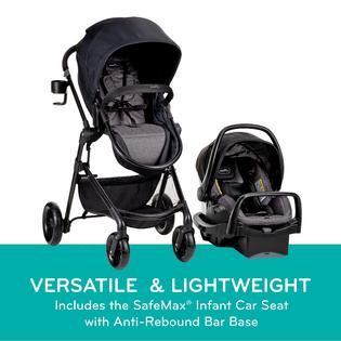 Evenflo Pivot Modular Travel System with LiteMax Infant Car Seat
