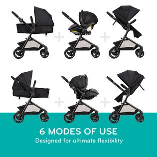 Evenflo Pivot Modular Travel System with LiteMax Infant Car Seat