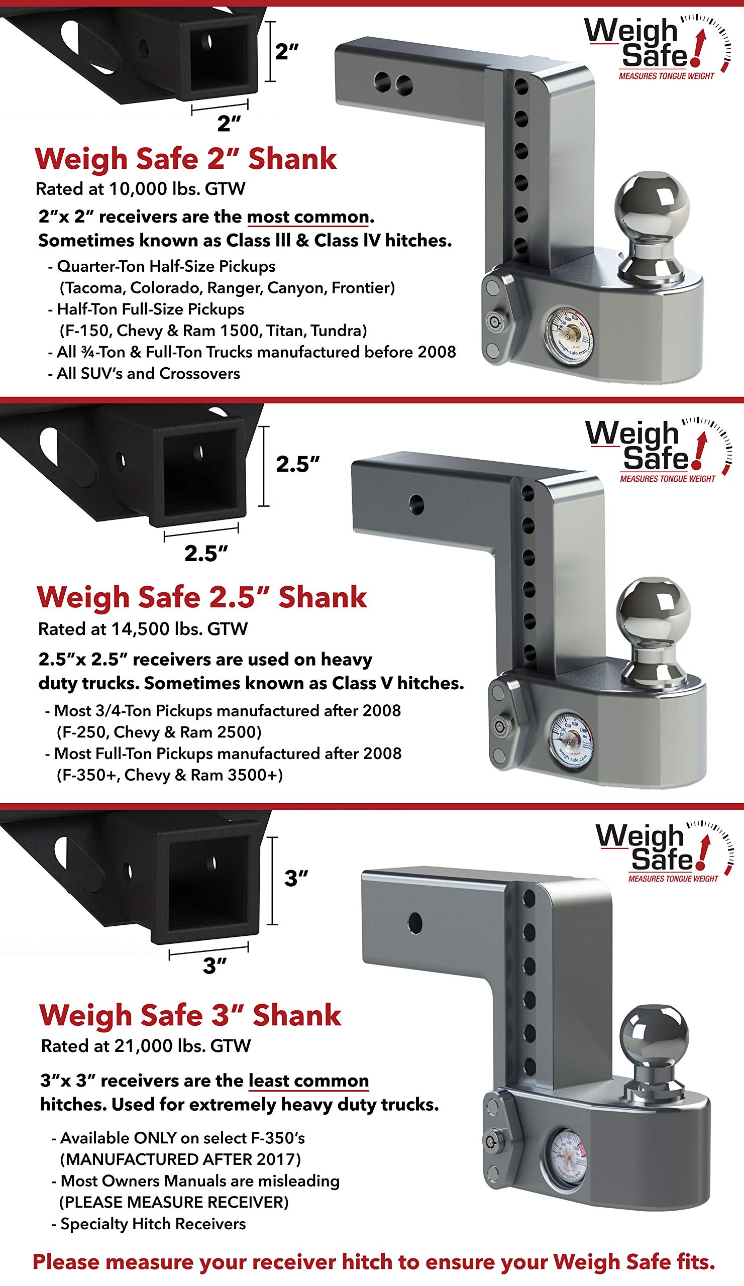 Weigh Safe WS6-2-CER-BLA