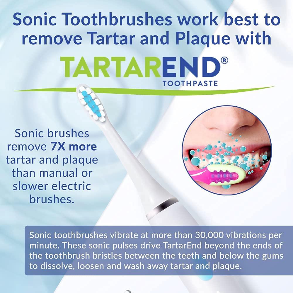 TartarEnd Toothpaste for Tartar Removal - Tartar Control Toothpaste to Remove Tartar and Plaque from Teeth at Home and Prevent T