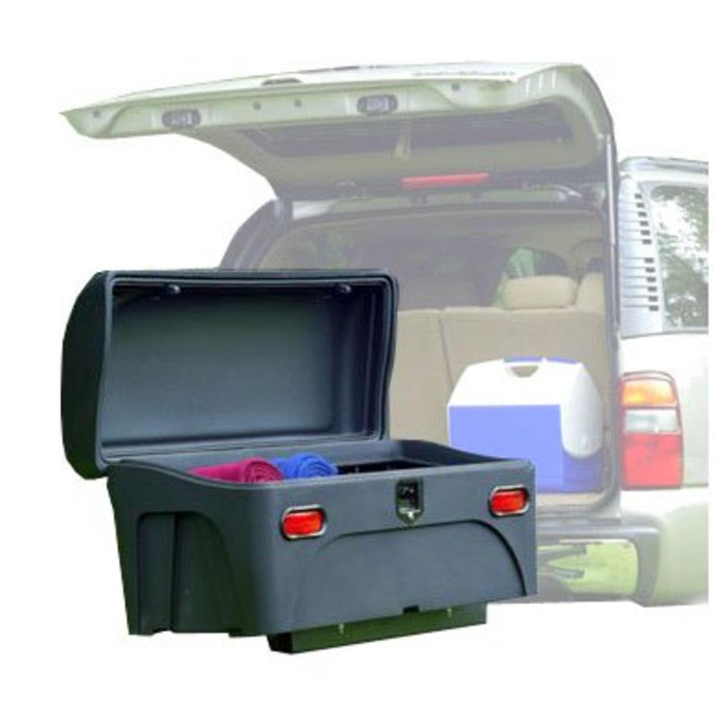 StowAway Carriers Stowaway Standard Cargo Carrier with SwingAway Frame for 2" Hitch- Black