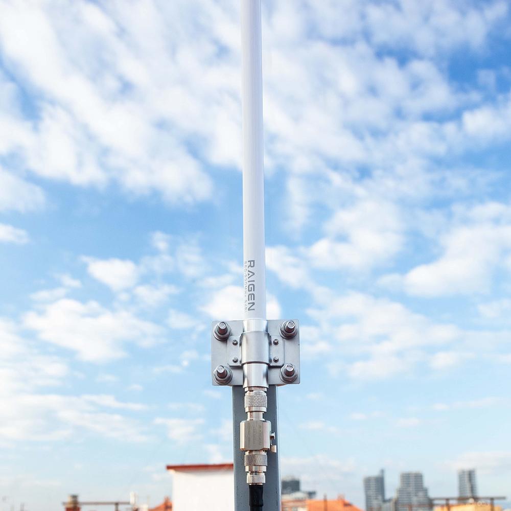 RAIGEN Helium Antenna Mast Mount for Pole Mounting Fixed U-Bolt Clamp Hardware Bracket Outdoor Roof Lora Hotspot Mining RAK Bobcat Nebr