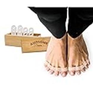 YOGABODY Naturals Toe Spreaders & Separators, Fast Pain Relief from  Hammertoe & Bunions, Two Pairs in