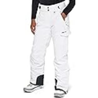Arctix Women's Snow Sports Insulated Cargo Pants, White, 4X-Large, Short