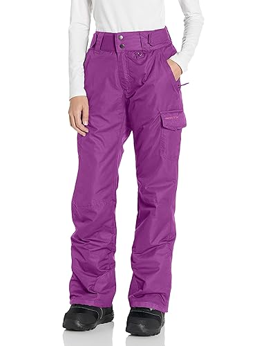 Arctix Women's Snow Sports Insulated Cargo Pants, Plum, X-Large Tall