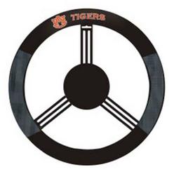 Fremont Die NCAA Auburn Tigers Poly-Suede Steering Wheel Cover, Fits Most Standard Size Steering Wheels, Black/Team Colors