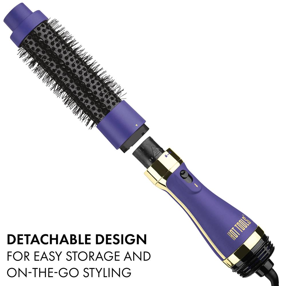 Hot Tools Pro Signature Detachable One Step Volumizer and Hair Dryer | Style, Dry & Brush (Small)