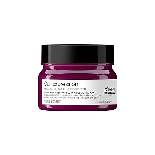 L'Oreal Professionnel Curl Expression Mask | Moisturizes and Pre-Detangles | Adds Shine | For Curly and Coily Hair Types | Parab