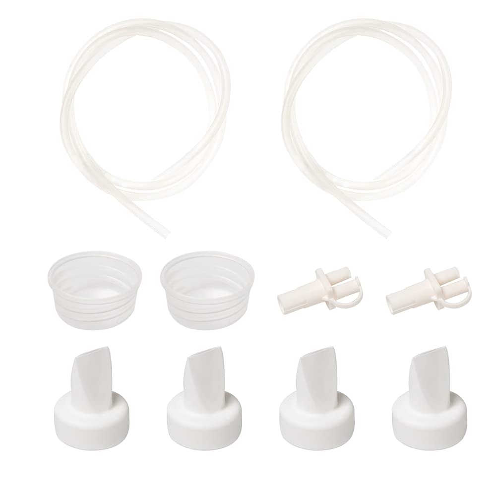 Ardo Breast Pump Service Kit - Spare Parts for Ardo Pumpsets. Replacement Duckbill Lip Valves, Membrane Pots, Tubing & Tube Conn