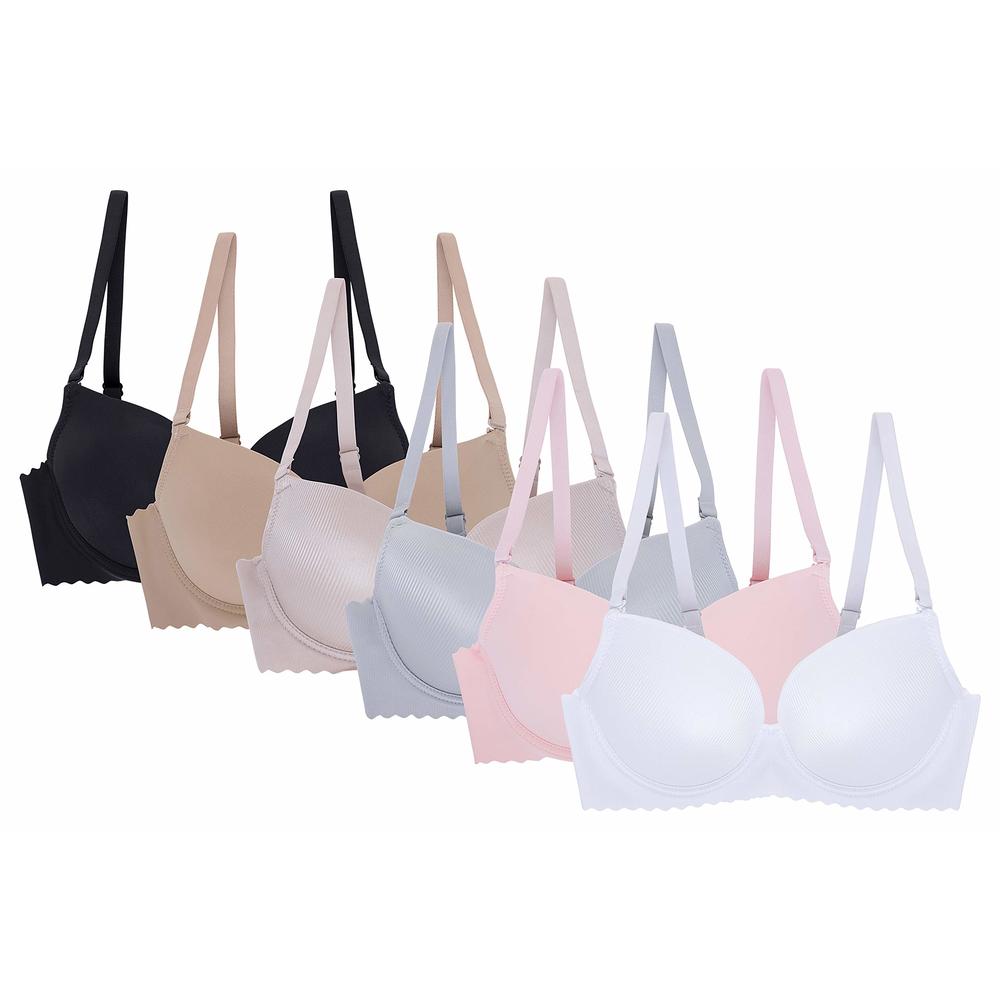 Essentials Rene Rome Rene Rofe Sophie B Lingerie Women’s 6 Pack Light Push Up Balconette ...