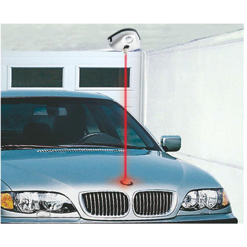 Maxsa 37310 Park Right Single Laser Parking Assist Guide System for Garage with Adjustable Lasers, AC Adapter, and Battery Backu