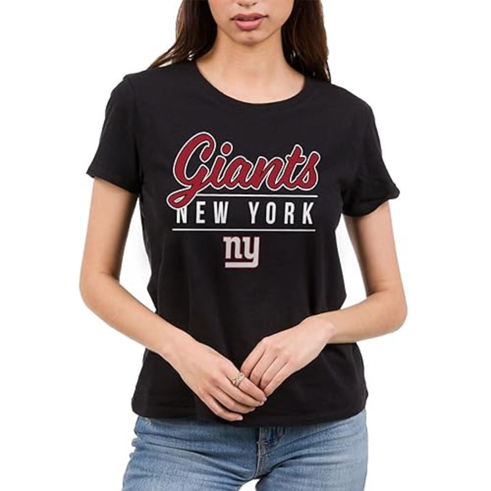 Junk Food Clothing x NFL - New York Giants - Fan Favorite - Women's Short Sleeve Fan T-Shirt - Size X-Large