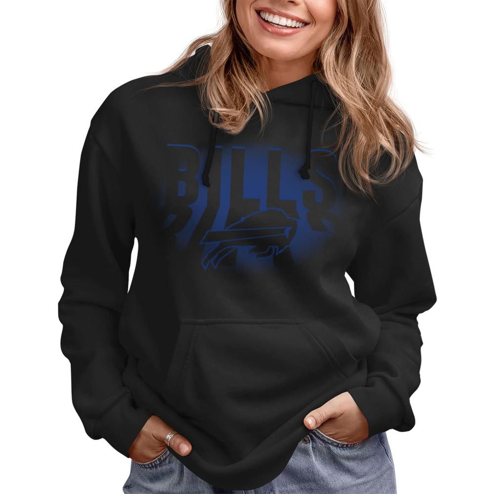 Junk Food Clothing x NFL - Buffalo Bills - Team Spotlight - Unisex Adult Pullover Fleece Hoodie for Men and Women - Size 3X-Larg