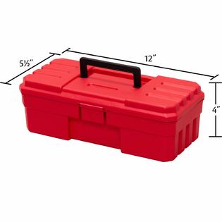 Akro-Mils 12-Inch ProBox Plastic Toolbox for Tools, Hobby or Craft Storage  Toolbox, Model 09912, (