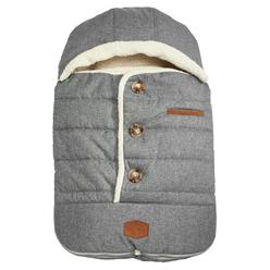 JJ Cole Bundle Me Winter Baby Car Seat Cover and Bunting Bag - Urban - Heather Gray - Weather Resistant Baby Carrier Cover - Win