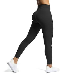 Aoxjox High Waisted Workout Leggings for Women Scrunch Tummy Control Luna Buttery  Soft Yoga Pants 27 (