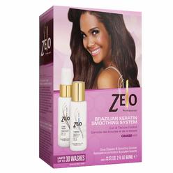 ZELO Smoothing Brazilian Keratin Hair Treatment Kit With Muru-Muru, Cupuacu, Carite Butter and Inca oil - Naturally Eliminates F