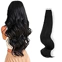 ABH AMAZINGBEAUTY HAIR ABH AmazingBeauty Tape in Hair Extensions Semi-permanent Pre Taped Real Remi Remy Human Tape in Human Hair 50g 20pcs Skin Weft I