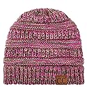 C.C womens Exclusives Cable Knit Beanie - Thick, Soft & Warm Chunky Beanie Hats (Pink Olive(8) Mix)