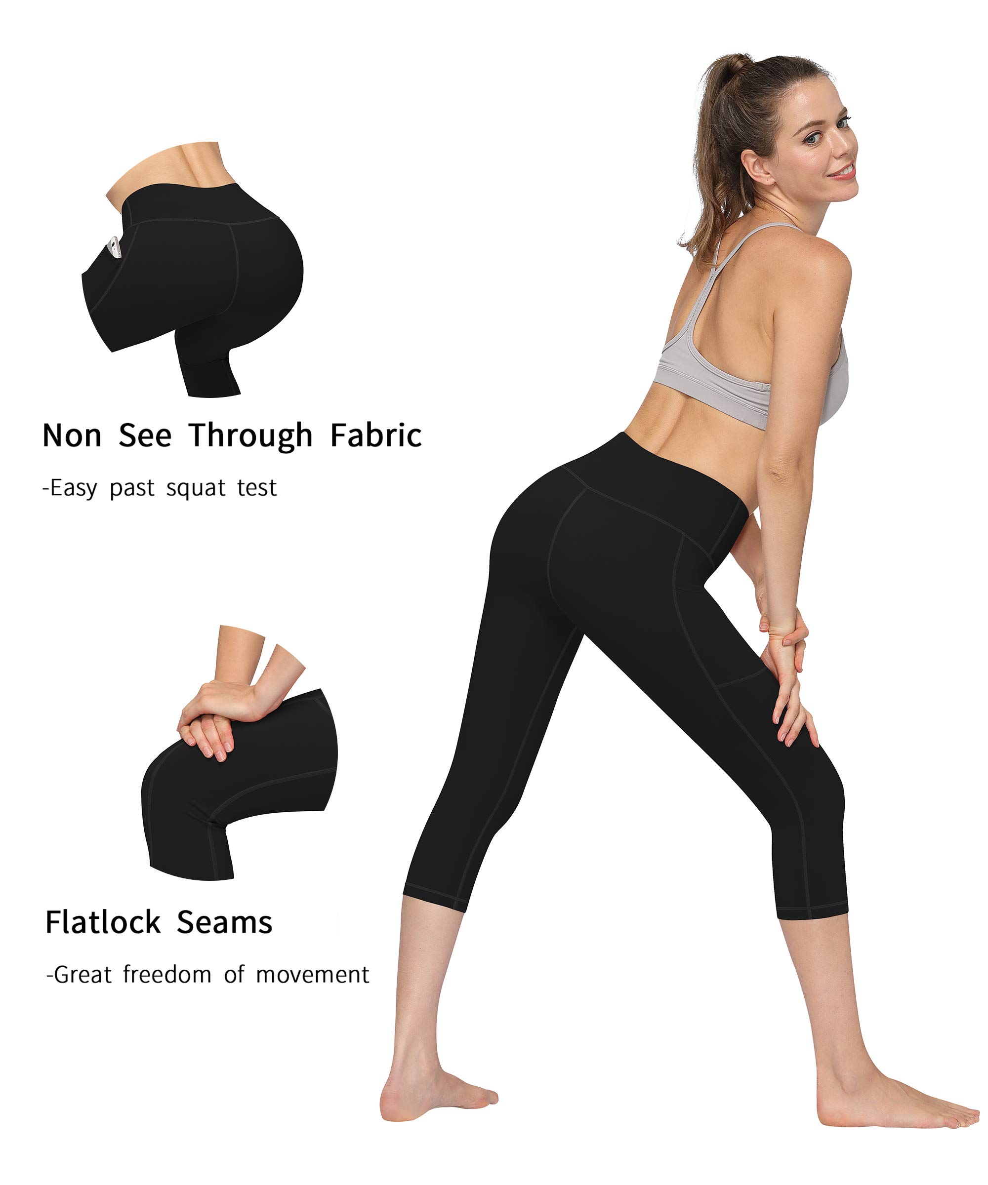 Buy Fengbay 4 Pack High Waist Yoga Pants, Pocket Yoga Pants Tummy