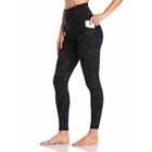 Colorfulkoala Women's High Waisted Tummy Control Workout Leggings 7/8  Length Yoga Pants with Pockets (M, Deep Grey Splinter Camo