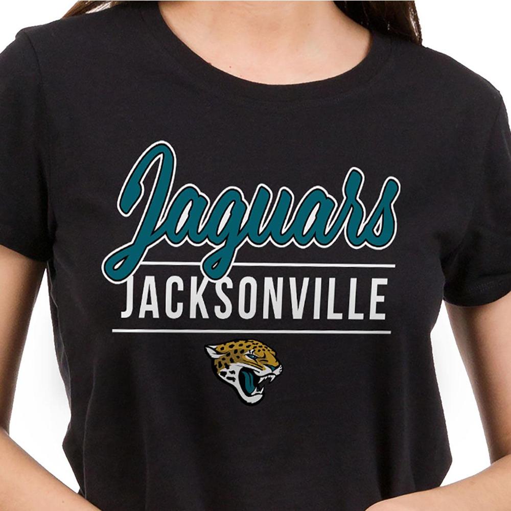 Junk Food Clothing x NFL - Jacksonville Jaguars - Fan Favorite - Women's Short Sleeve Fan T-Shirt - Size X-Large