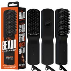 Wild Willies Beard Straightener for Men Brush by Wild Willies - 2-in-1 Heated Beard Brush, 3 Temperature Settings for Beard - Anti-Scalding &