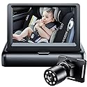 Itomoro Baby Car Mirror, View Infant in Rear Facing Seat with Wide Crystal Clear View,360° Rotation Plug and Play Easy Install b