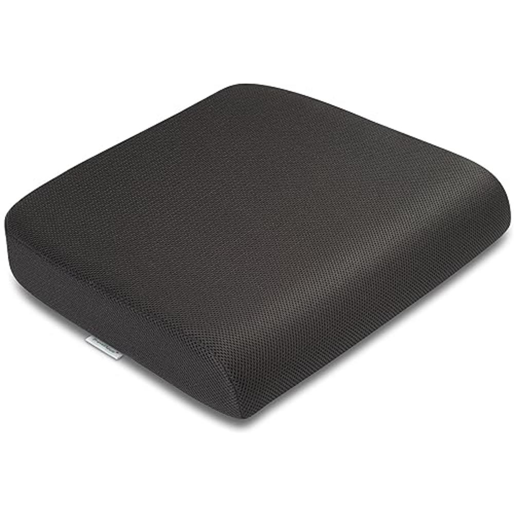 TravelMate Extra-Large Memory Foam Seat Cushion - Perfect for Office Chair and Wheelchair - Does Not Slip Even on Smooth Marble 