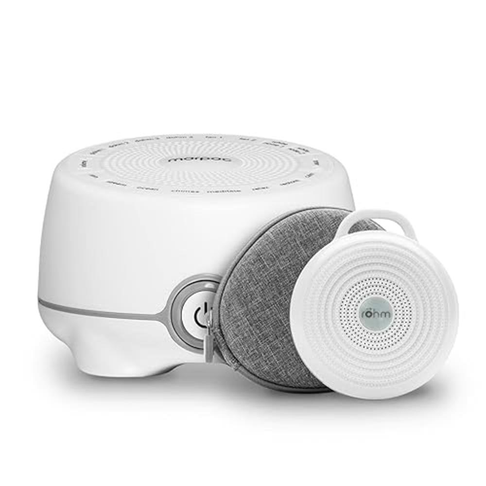 Marpac Yogasleep Whish & Rohm Travel Bundle, Portable White Noise Machine, Compact Sleep Therapy for Adults & Baby