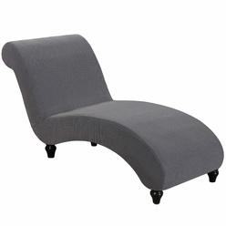 FantasDecor Chaise Lounge Cover Stretch Chaise Chair Covers for Living Room Chaise Slipcover Armless Chaise Lounge Indoor Slipco