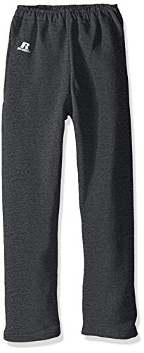 Russell Athletic Boys Dri-Power Fleece Sweatshirts, Hoodies & Sweatpants, Sweatpants-black heather, M
