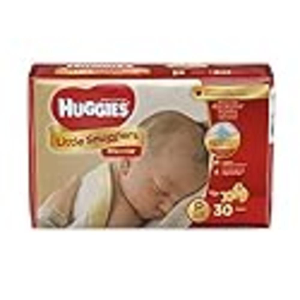Kimberly-Clark Huggies Gentle Care Preemies Diapers, Size P, 30-Count