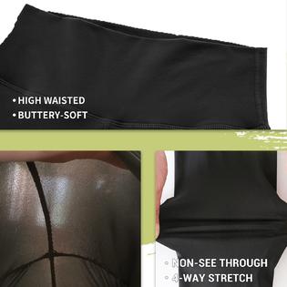NexiEpoch Leggings for Women Plus Size-High Waisted L-XL-3XL Tummy Control  Soft Capri Yoga