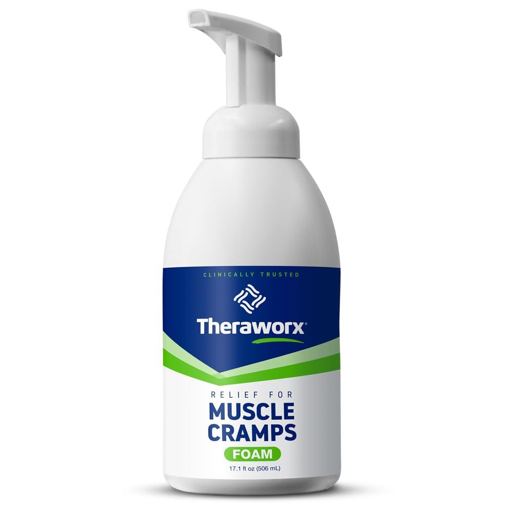 Theraworx Relief for Muscle Cramps Foam Fast-Acting Muscle Spasm, Leg Soreness and Foot Relief - 17.1 oz - 1 Count