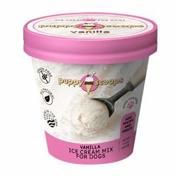 Puppy Scoops Ice Cream Mix for Dogs: Vanilla - Add Water and Freeze at Home!, 4.65 oz Made in USA