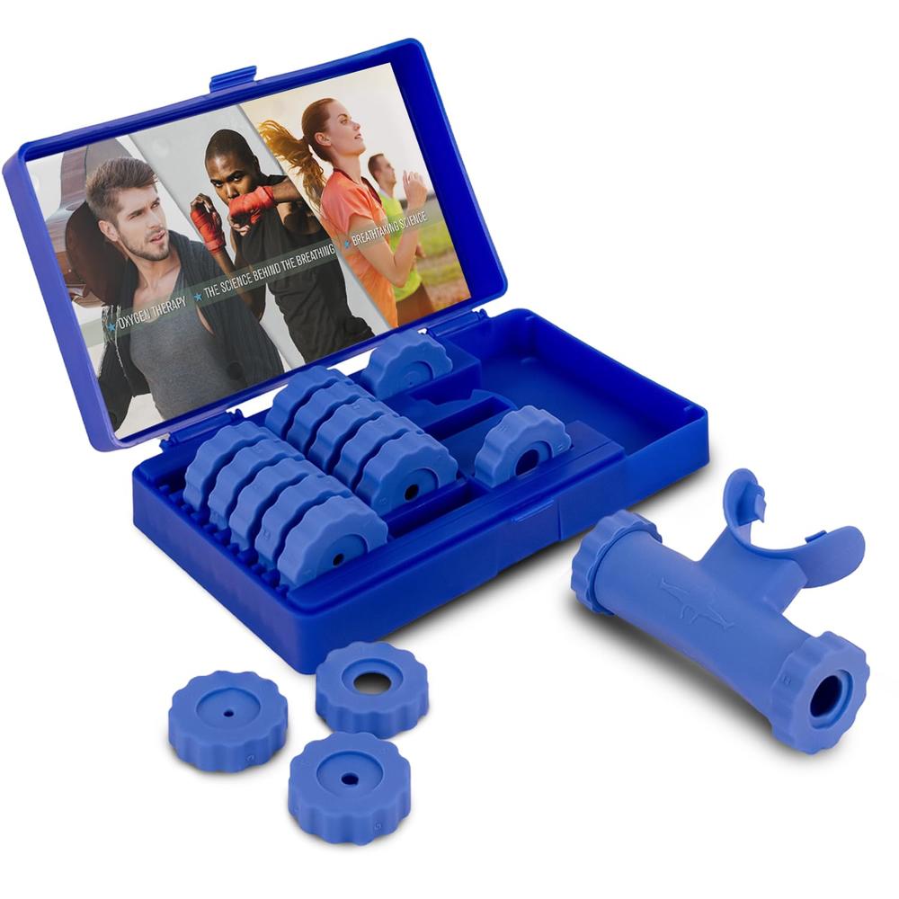 O2 Trainer Raining O2Trainer Bas Rutten O2 Inspiratory Muscle Training Device for ...