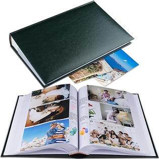 1DOT2 1 Photo Album 4x6 Photos Hold 402 Pockets with Memo Slip-in