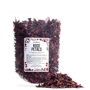 Dry Rose Petals, Red and Fragrant for Tea, Baking, Crafts, Sachets, Baths, ARO