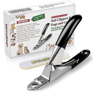 WeinaBingo Dog Cat Nail Clippers, Professional Pet Claw Trimmer