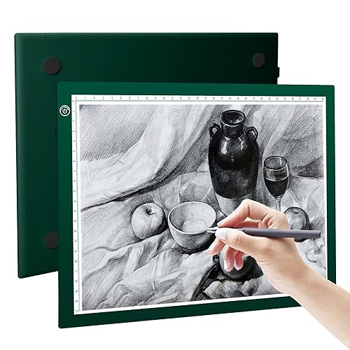 RT-A4G RTjoy A4 LED Light Pad, USB Powered Drawing Board, Adjustable  Brightness Tracing Box Ideal for Diamond Painting, Weeding Vinyl