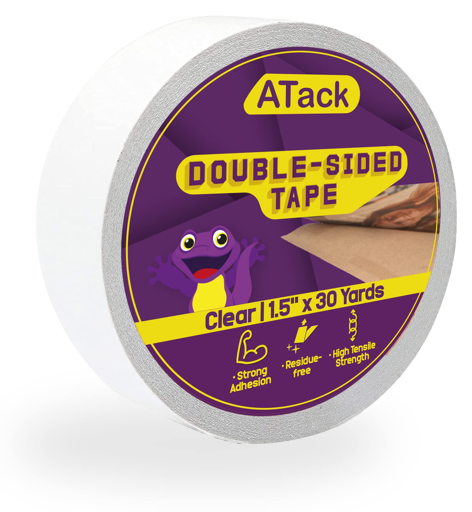 ATDSTPC1530 ATack Double Sided Tape Clear (Single roll) 1.5''x30